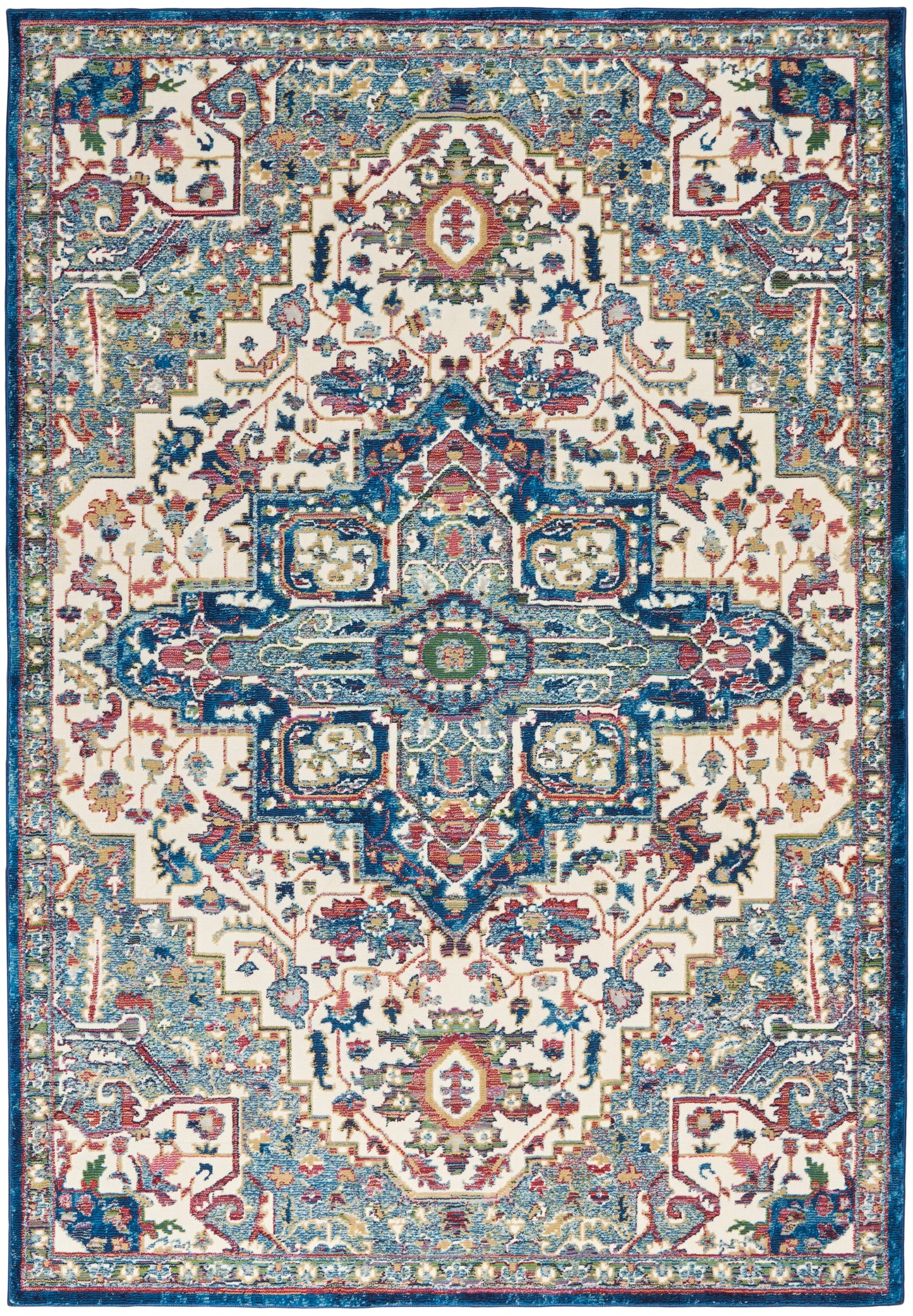 Ankara Global ANR15 Machine Made Synthetic Blend Indoor Area Rug By Nourison Home From Nourison Rugs