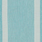 Tayse Striped Border Area Rug ECO11-Elgin Transitional Flat Weave Indoor/Outdoor Polypropylene