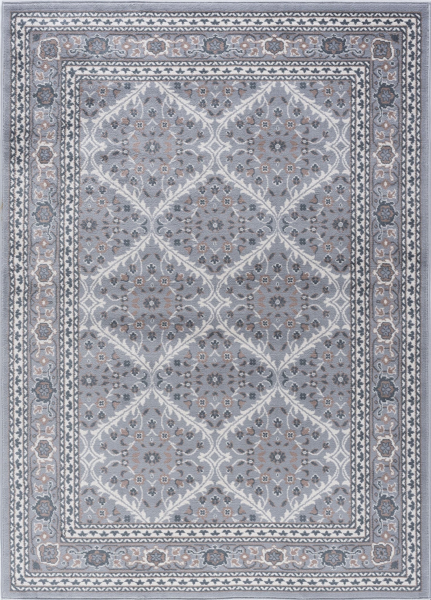 Tayse Oriental Area Rug MDN37-Beauregard Traditional Cut Pile Indoor Polypropylene