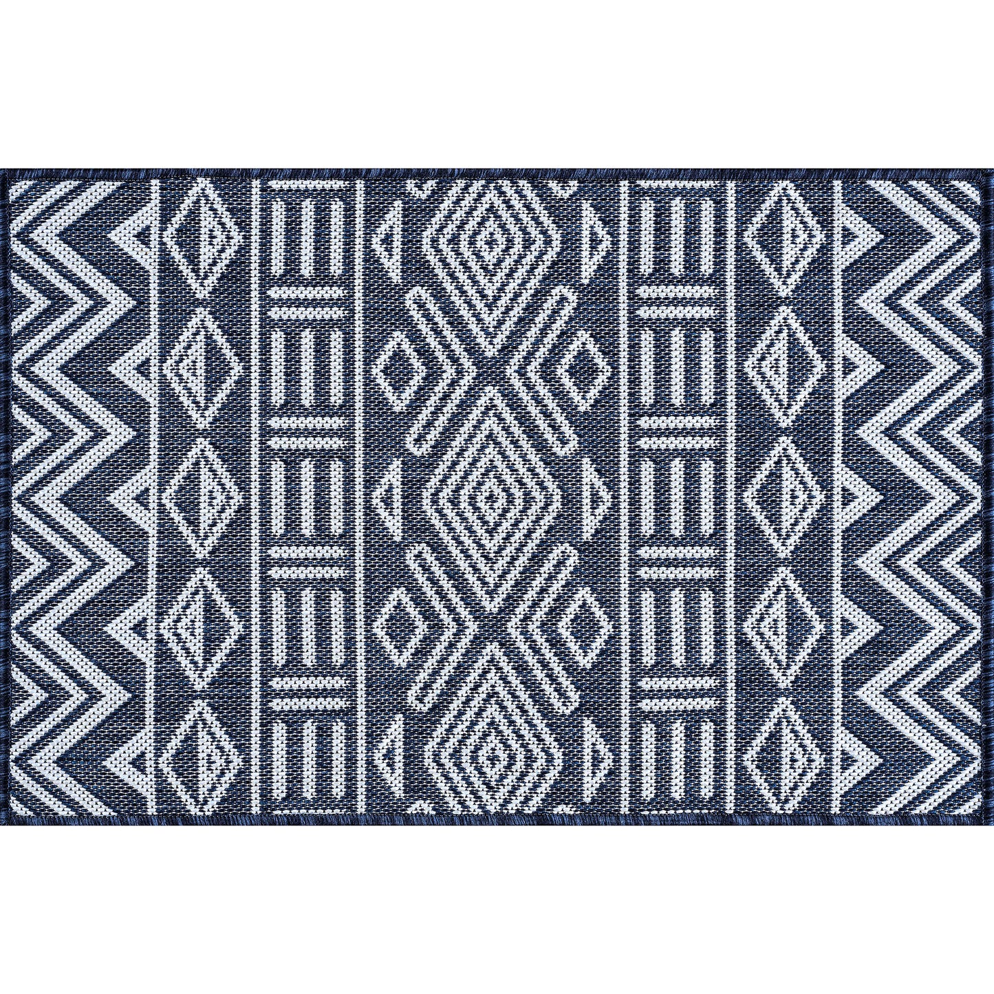 Tayse Moroccan Area Rug ECO20-Easton Contemporary Flat Weave Indoor/Outdoor Polypropylene