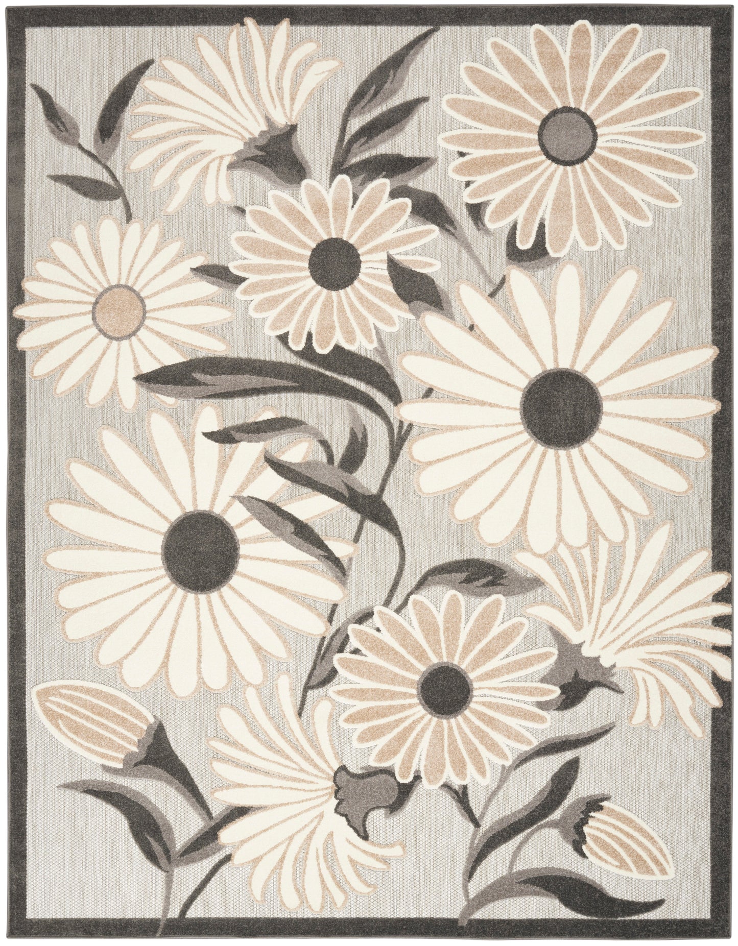 Nourison Home Aloha ALH33 Contemporary Floral Indoor/Outdoor Area Rug