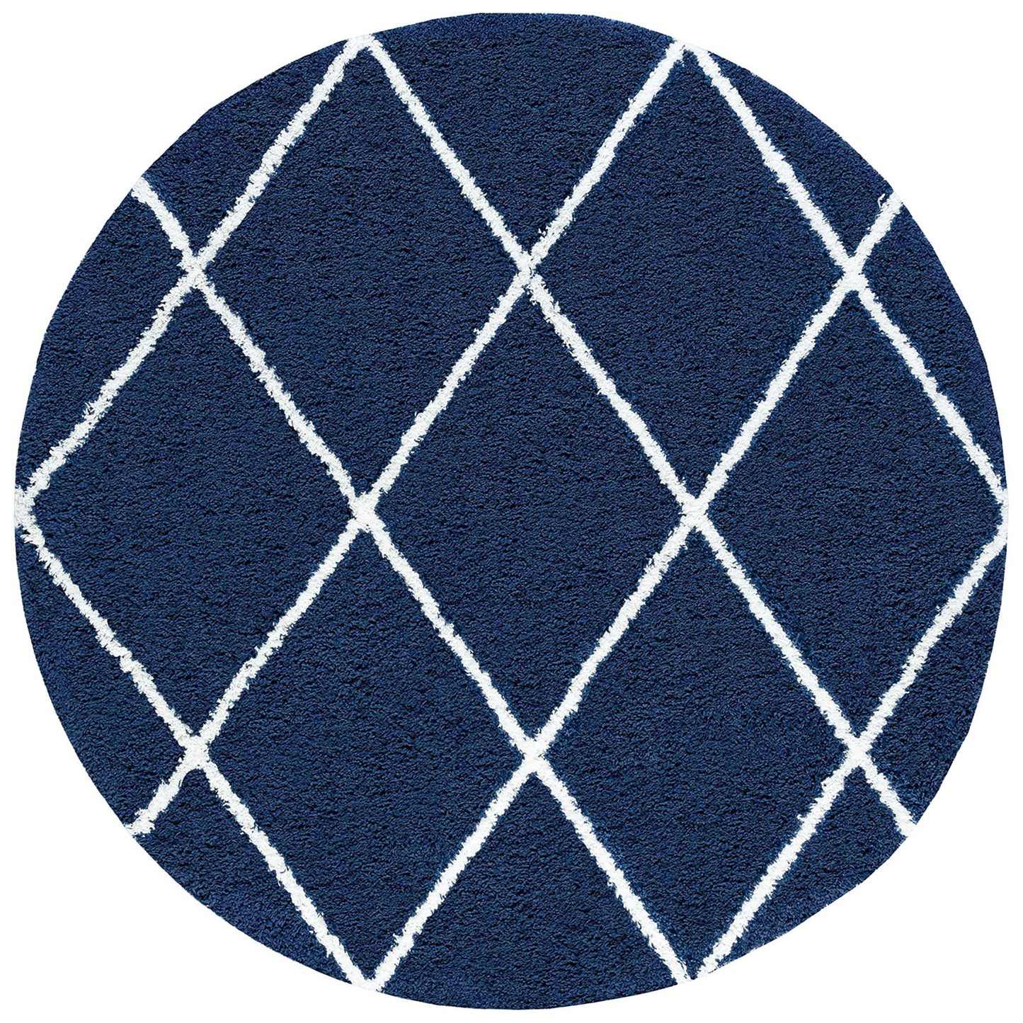 Tayse Diamond Area Rug JRS11-Mira Contemporary Cut Pile Indoor Polypropylene