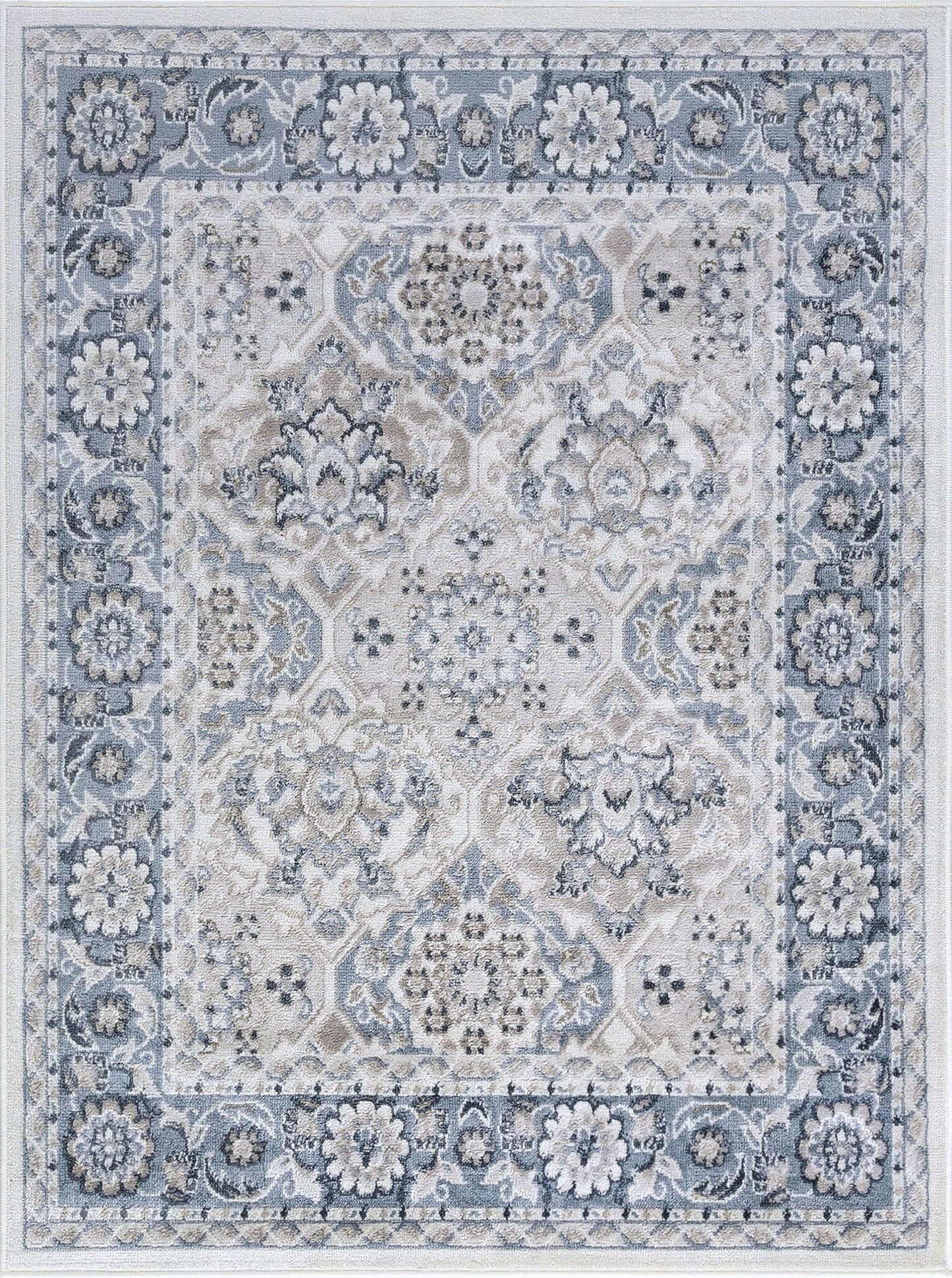 Tayse Oriental Area Rug NEX12-Rosalind Traditional Cut Pile Indoor Polypropylene