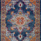 Tayse Medallion Area Rug DIA19-Mila Traditional Cut Pile Indoor Polypropylene