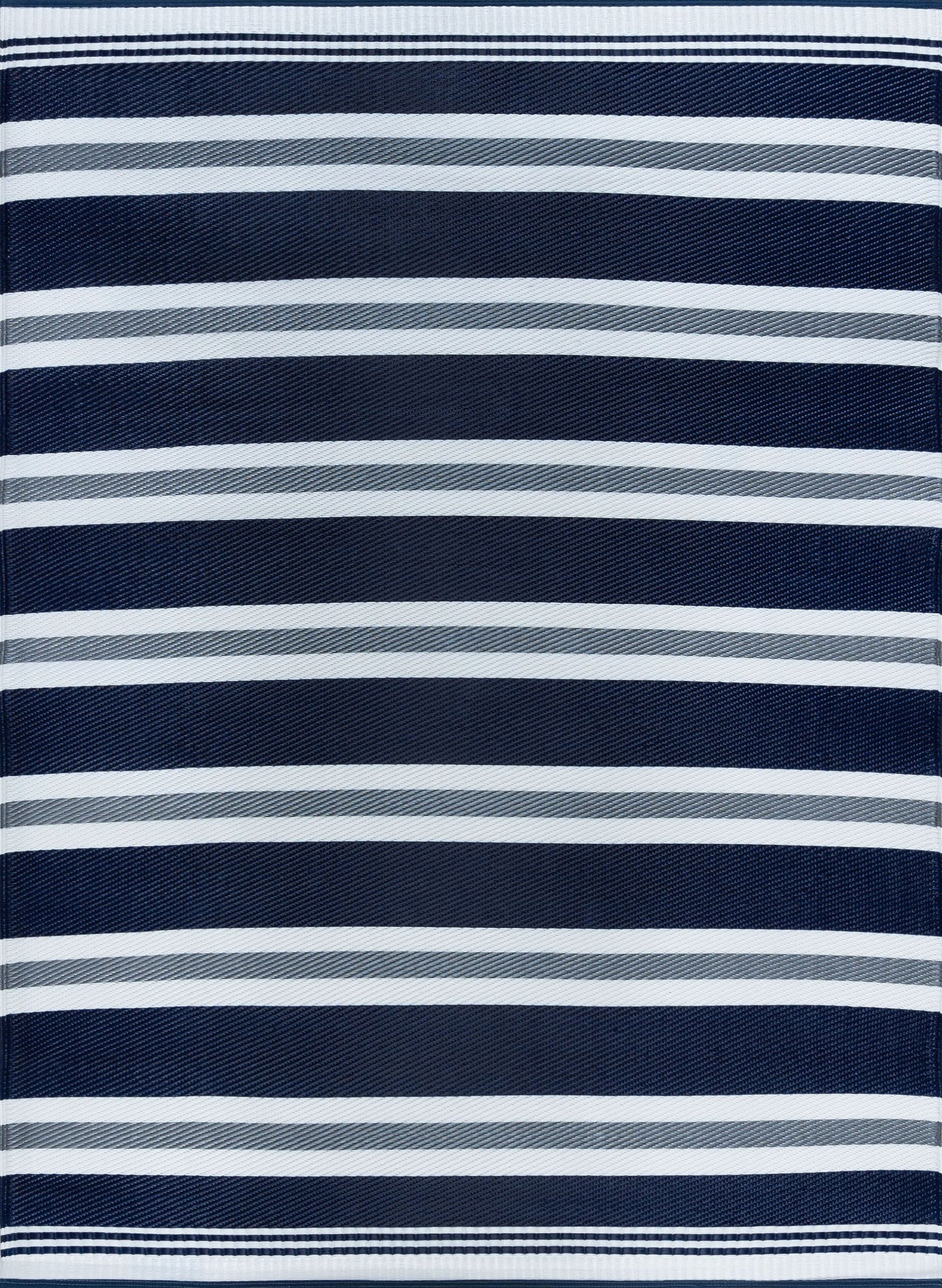 Tayse Stripe Area Rug SUN13-Cahoon Contemporary Flat Weave Indoor/Outdoor Polypropylene