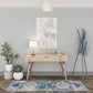 Tayse Medallion Area Rug DIA18-Kaitlyn Traditional Cut Pile Indoor Polypropylene