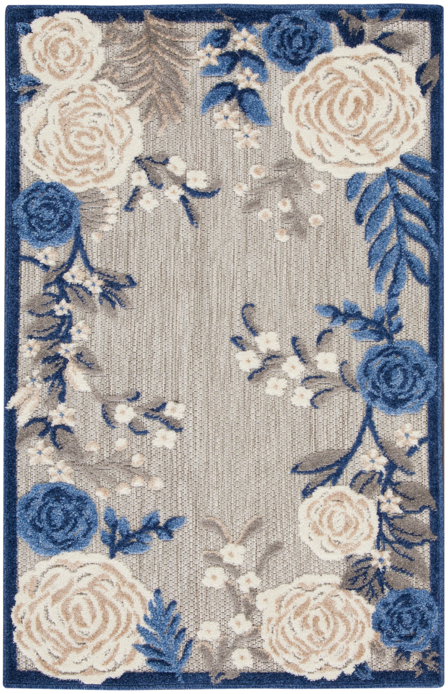 Aloha ALH32 Machine Made Synthetic Blend Indoor/Outdoor Area Rug By Nourison Home From Nourison Rugs