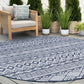 Tayse Moroccan Area Rug ECO20-Easton Contemporary Flat Weave Indoor/Outdoor Polypropylene