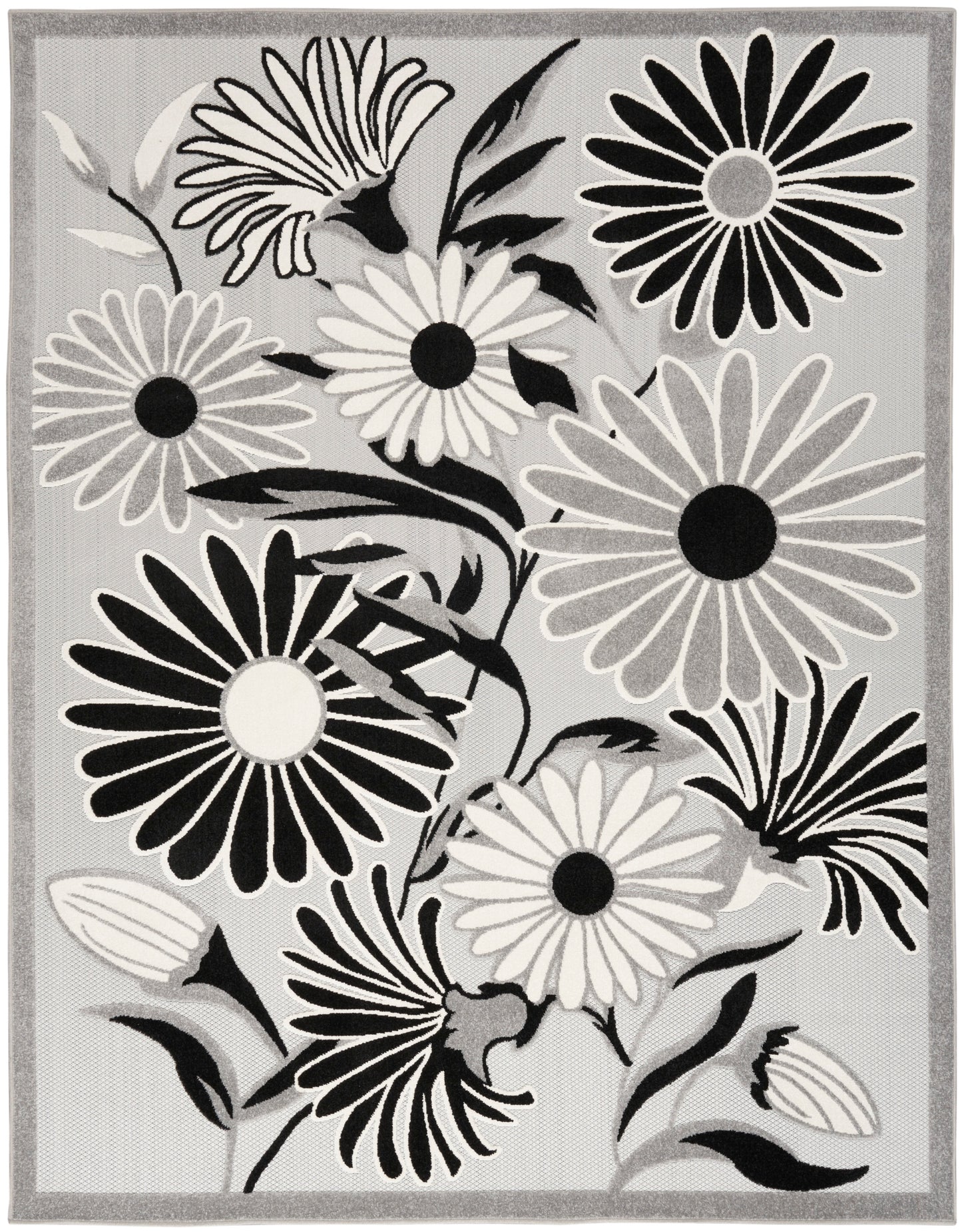 Nourison Home Aloha ALH33 Contemporary Floral Indoor/Outdoor Area Rug