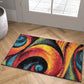 Tayse Abstract Area Rug SMP10-Susan Contemporary Cut Pile Indoor Polypropylene