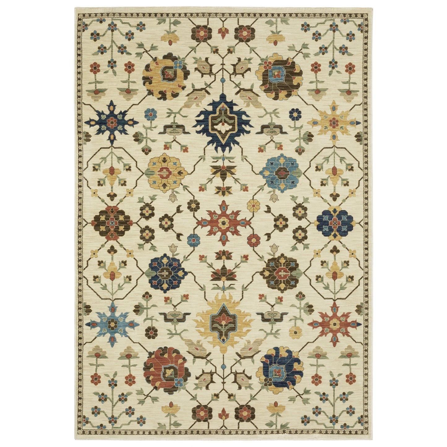 Oriental Weavers FR05D FRANCESCA Traditional Indoor Area Rug