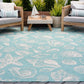 Tayse Coastal Area Rug ECO14-Sanibel Novelty Flat Weave Indoor/Outdoor Polypropylene