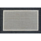 Tayse Solid Border Area Rug ECO12-Dania Transitional Flat Weave Indoor/Outdoor Polypropylene