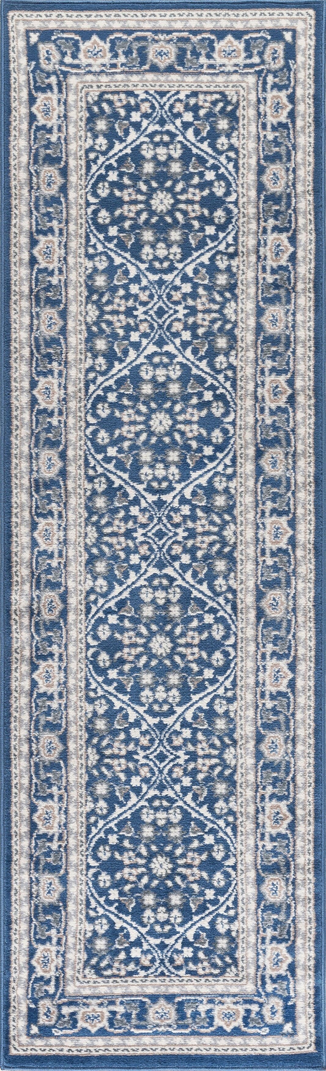 Tayse Oriental Area Rug MDN37-Beauregard Traditional Cut Pile Indoor Polypropylene