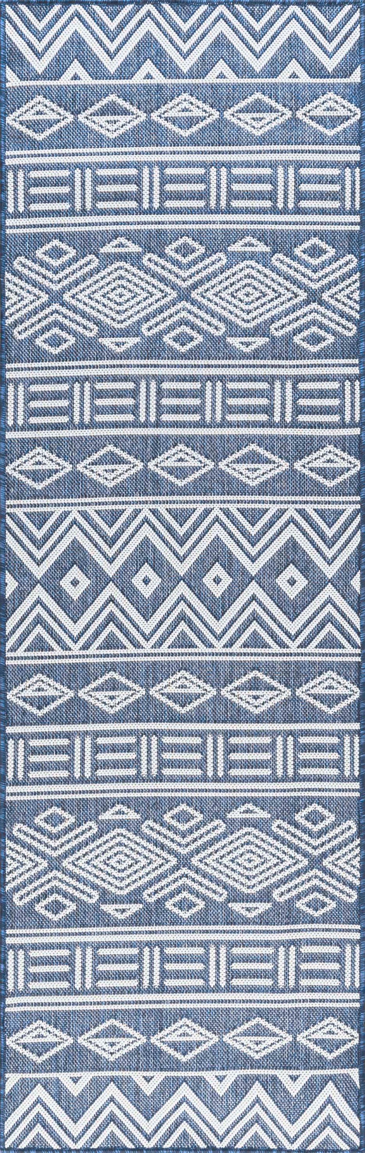 Tayse Moroccan Area Rug ECO20-Easton Contemporary Flat Weave Indoor/Outdoor Polypropylene