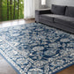 Tayse Floral Area Rug MDN47-Shiloh Traditional Cut Pile Indoor Polypropylene