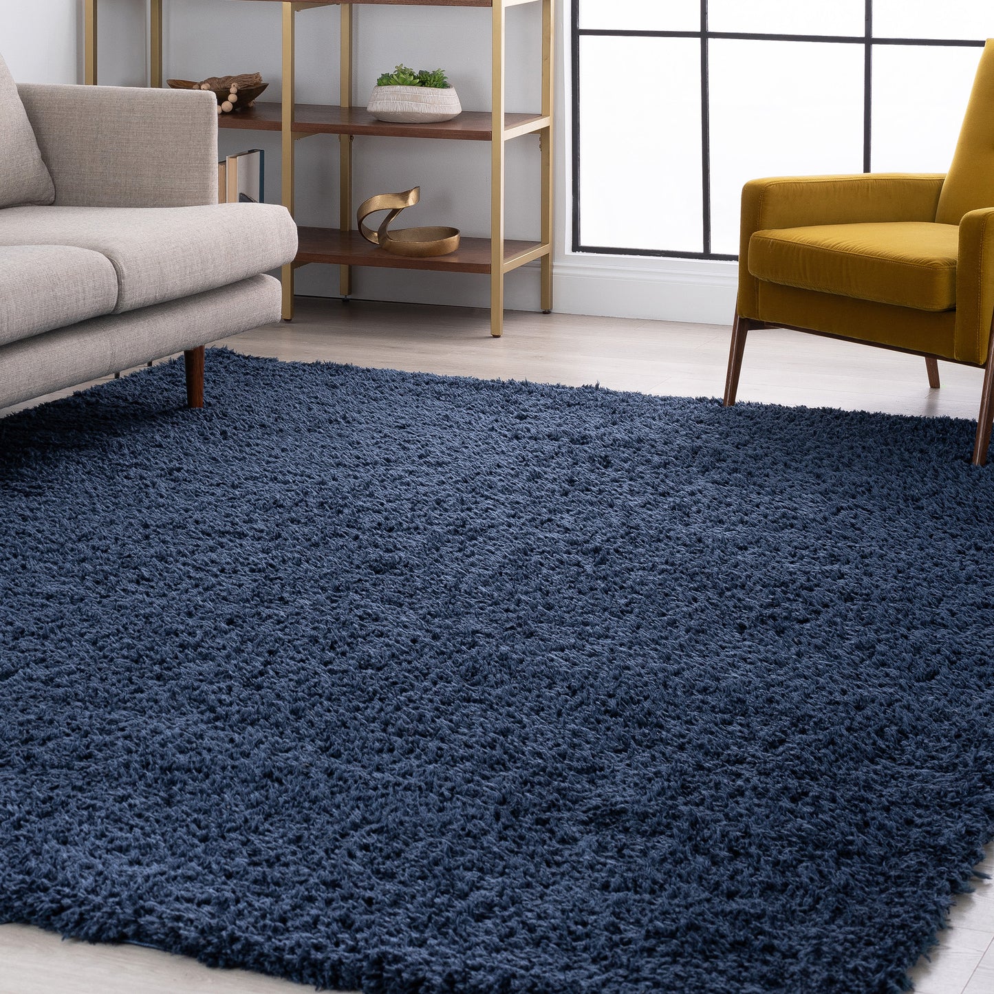 Tayse Solid Area Rug HEA10-Havana Transitional Cut Pile Indoor Polyester