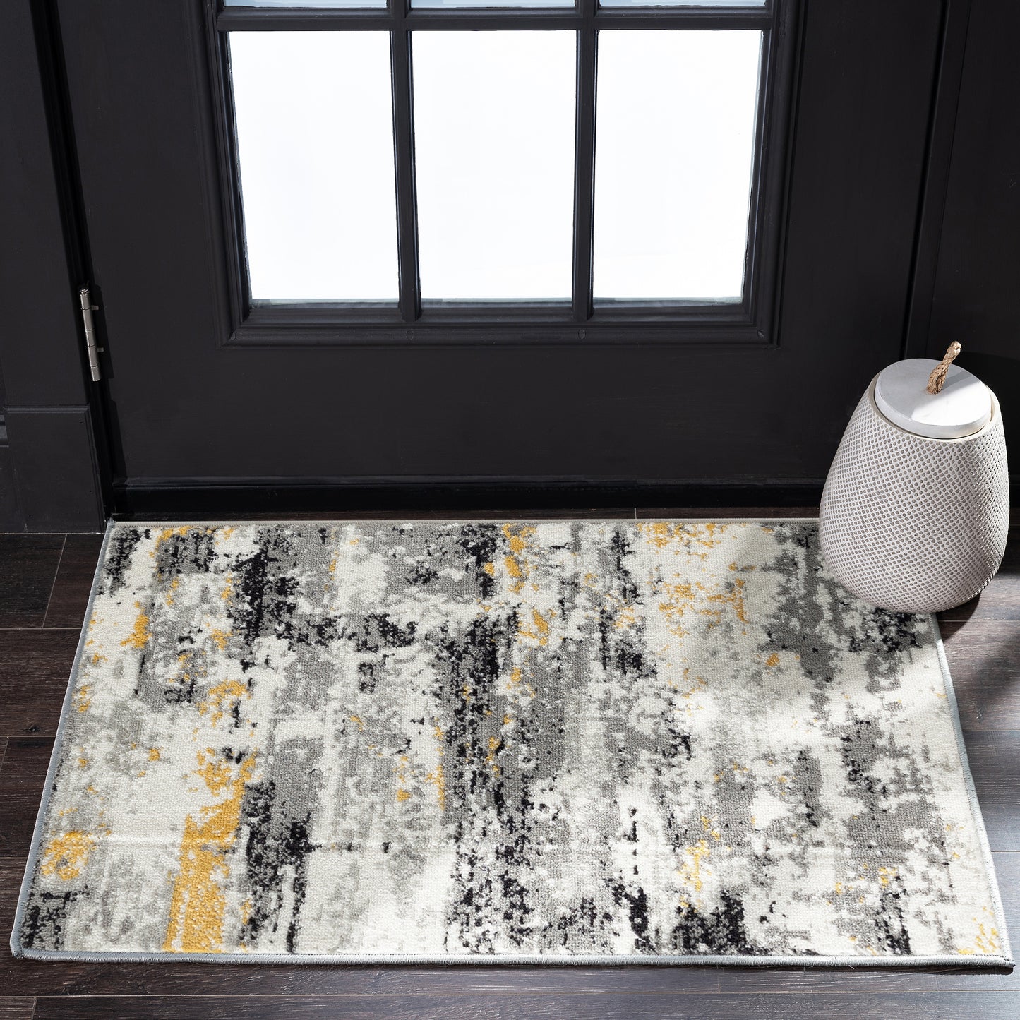 Tayse Abstract Area Rug TML10-Gerhart Contemporary Cut Pile Indoor Polypropylene