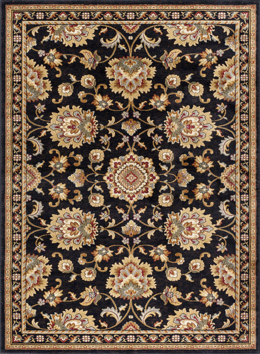 Tayse Border Area Rug SNS48-Charlotte Traditional Cut Pile Indoor Polypropylene