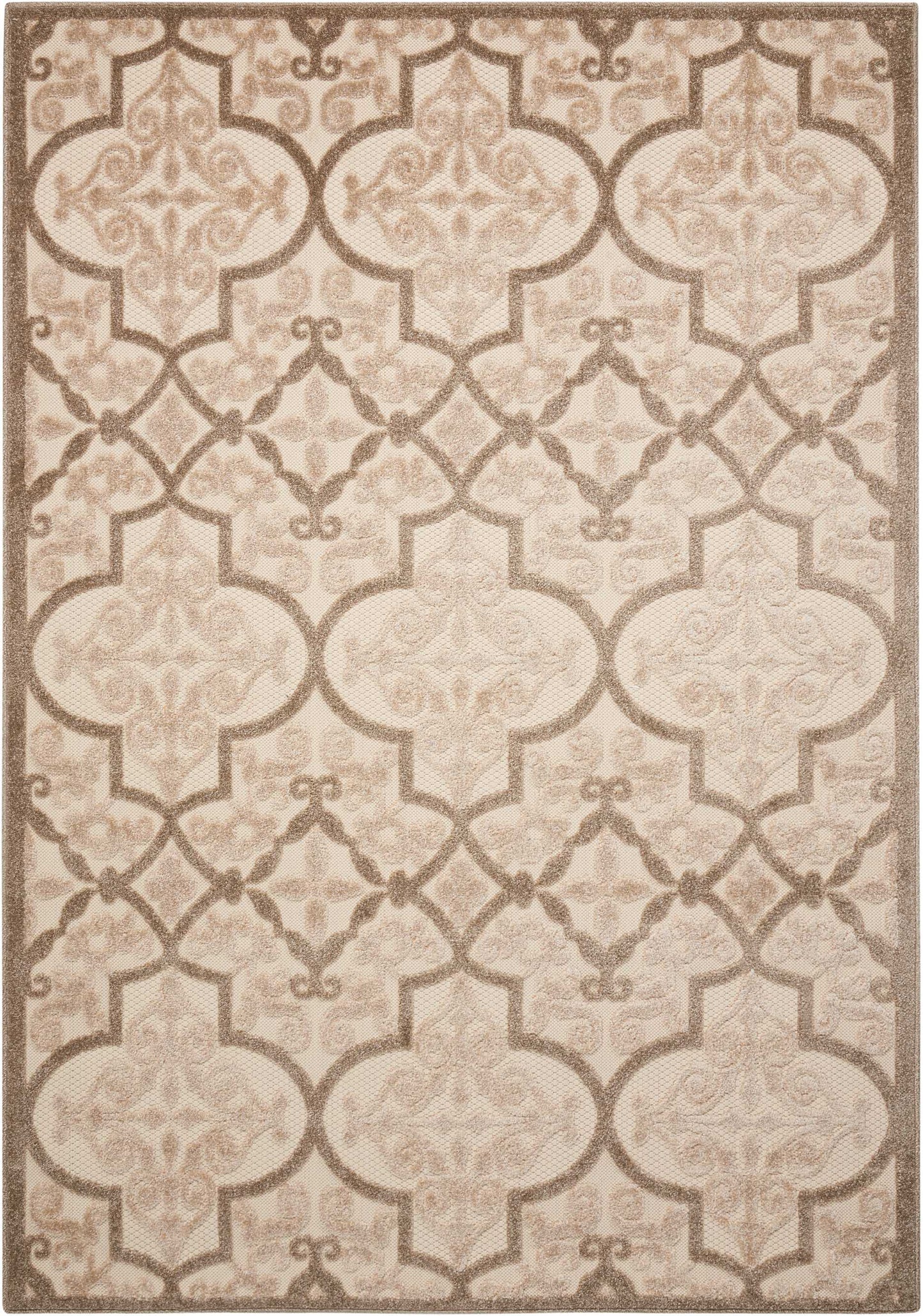 Nourison Home Aloha ALH14 Bohemian Trellis Indoor/Outdoor Area Rug