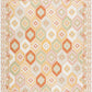 Tayse Geometric Area Rug FLO10-Matthew Contemporary Flat Weave Indoor/Outdoor Polypropylene