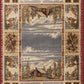 Tayse Lodge Area Rug NTR67-Lakeside Retreat Novelty Cut Pile Indoor Polypropylene