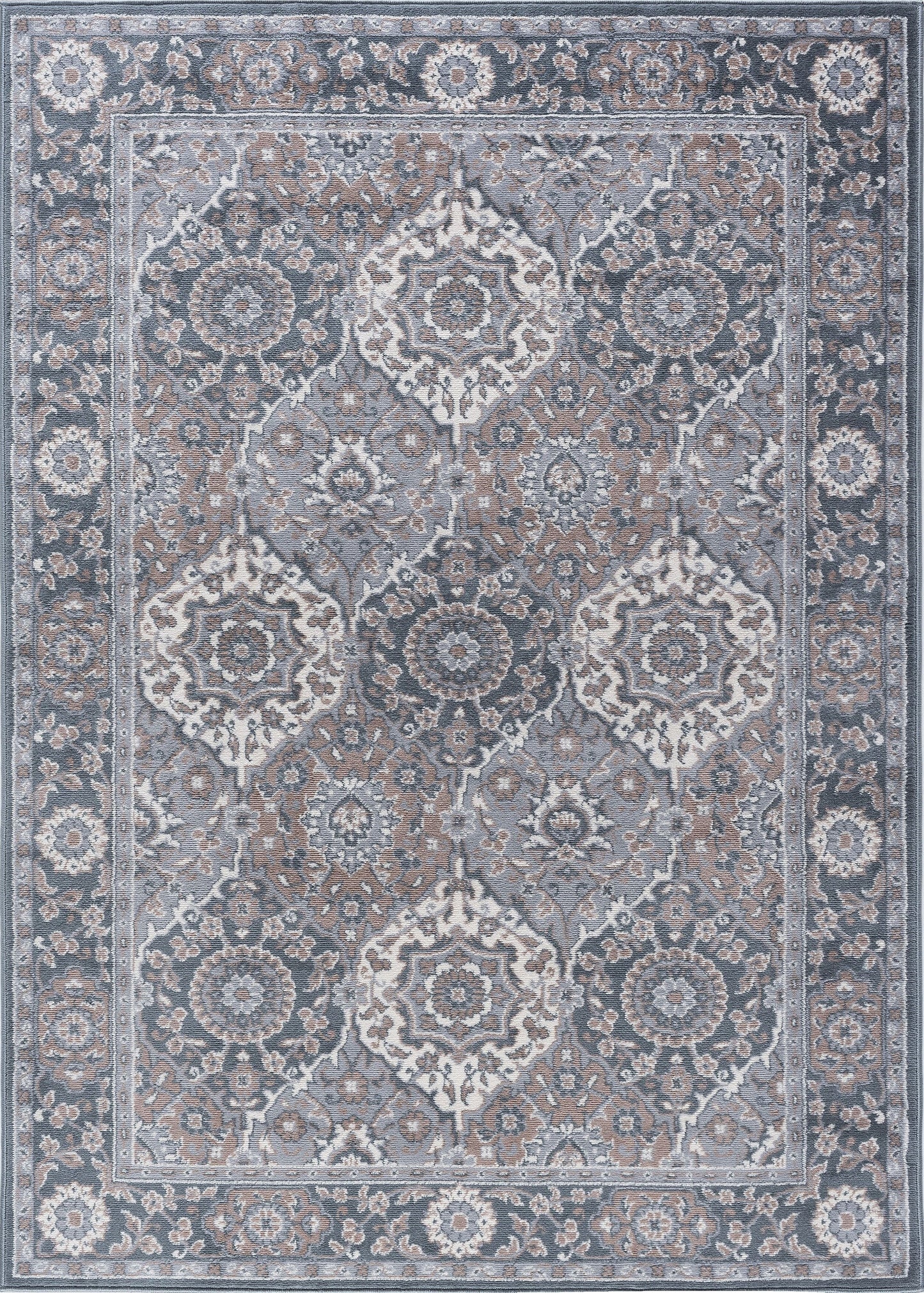 Tayse Oriental Area Rug MDN36-Newcomb Traditional Cut Pile Indoor Polypropylene