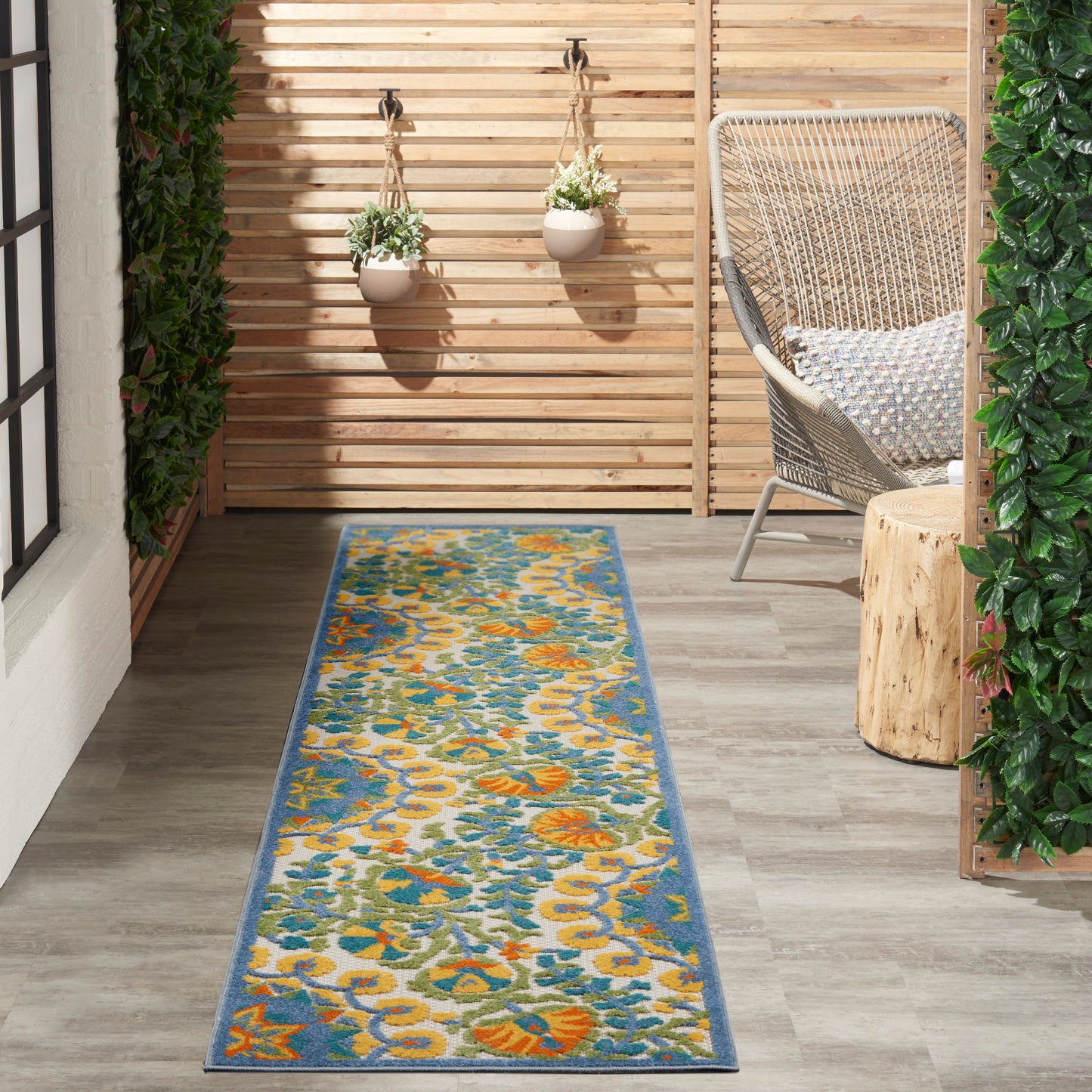 Aloha ALH22 Machine Made Synthetic Blend Indoor/Outdoor Area Rug By Nourison Home From Nourison Rugs