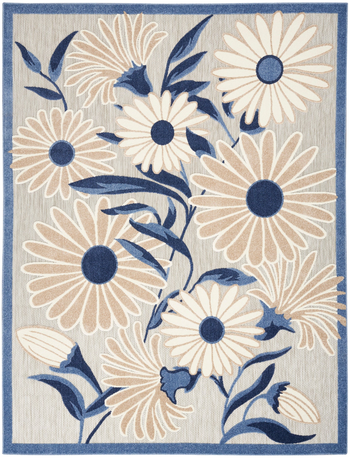 Nourison Home Aloha ALH33 Contemporary Floral Indoor/Outdoor Area Rug