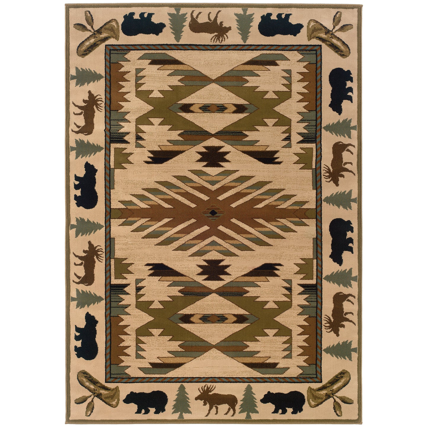 Oriental Weavers 1067A HUDSON Casual Indoor Area Rug