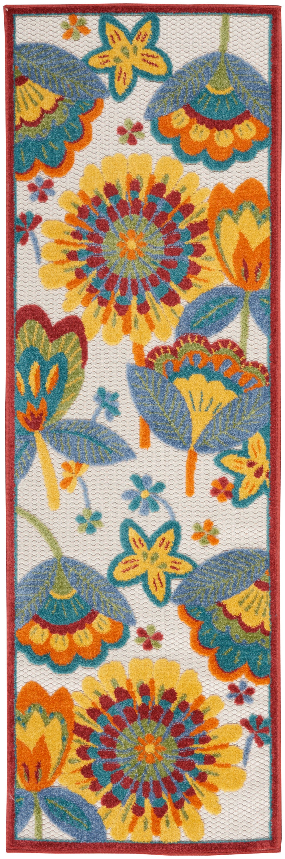 Nourison Home Aloha ALH25 Contemporary Floral Indoor/Outdoor Area Rug