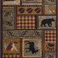 Tayse Lodge Area Rug NTR65-Homespun Cabin Novelty Cut Pile Indoor Polypropylene