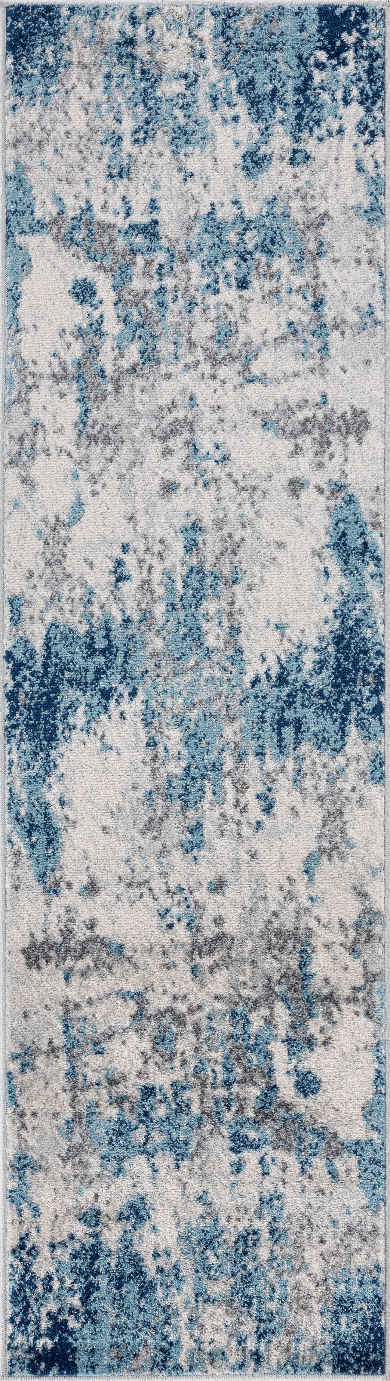 Tayse Abstract Area Rug DIA11-Spokane Contemporary Cut Pile Indoor Polypropylene