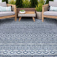 Tayse Moroccan Area Rug ECO20-Easton Contemporary Flat Weave Indoor/Outdoor Polypropylene