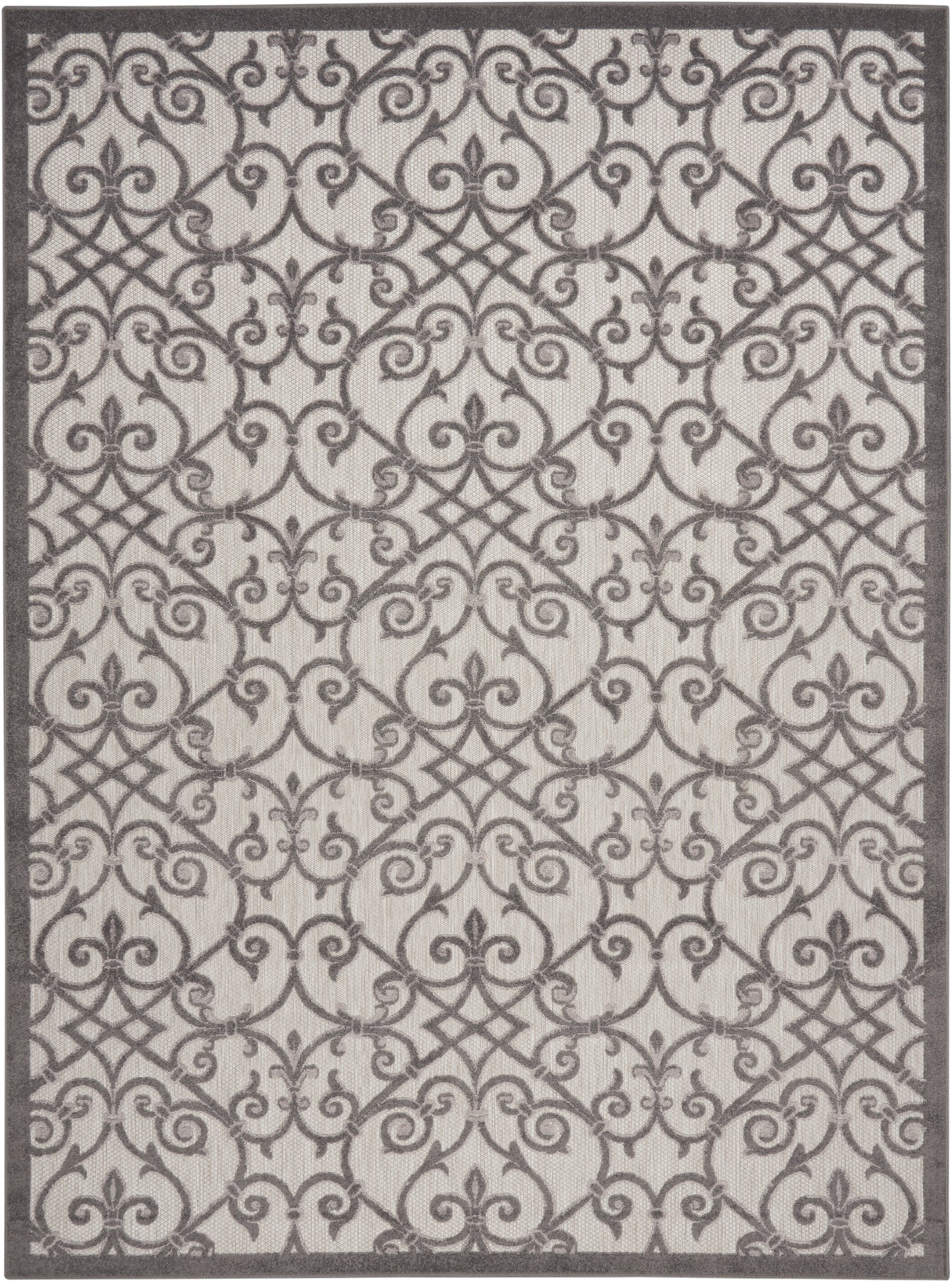 Nourison Home Aloha ALH21 Contemporary Trellis Indoor/Outdoor Area Rug