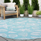 Tayse Coastal Area Rug ECO14-Sanibel Novelty Flat Weave Indoor/Outdoor Polypropylene