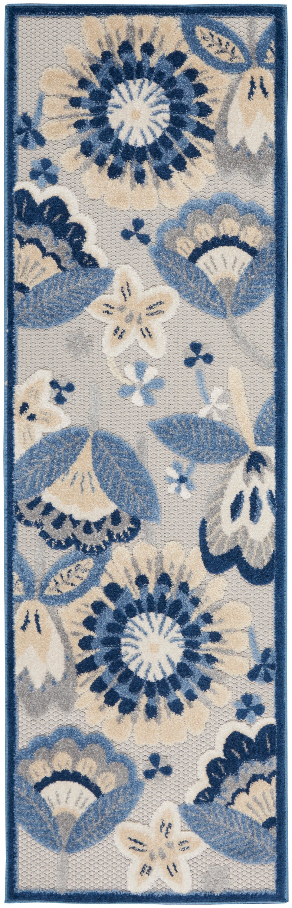 Nourison Home Aloha ALH25 Contemporary Floral Indoor/Outdoor Area Rug