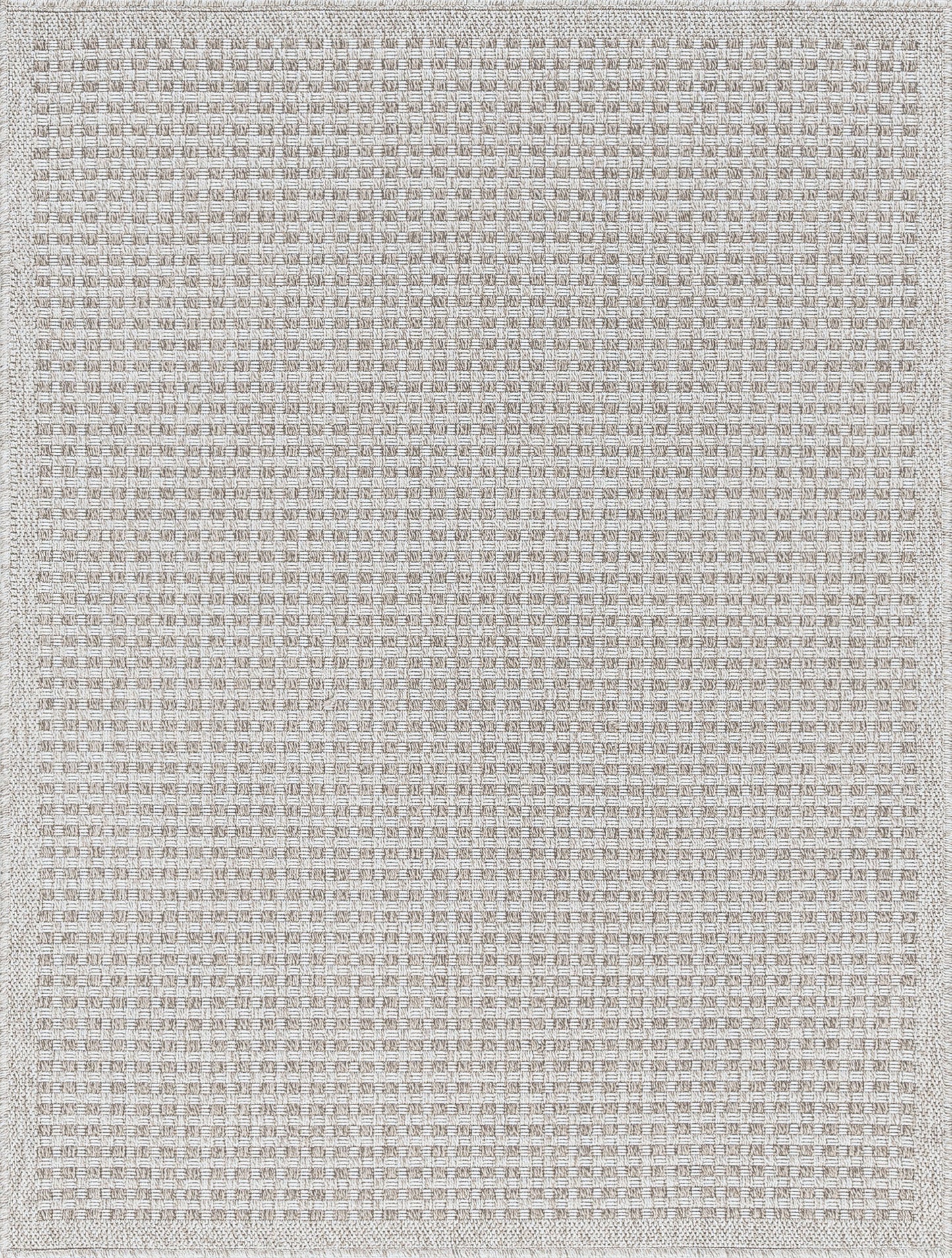 Tayse Basketweave Area Rug DEN10-Dickens Contemporary Flat Weave Indoor/Outdoor Polypropylene