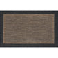 Tayse Solid Border Area Rug ECO12-Dania Transitional Flat Weave Indoor/Outdoor Polypropylene