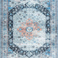 Tayse Oriental Area Rug ETE10-Alissa Traditional Flat Weave Indoor Polyester