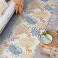 Tayse Floral Area Rug FLO12-Moreno Contemporary Flat Weave Indoor/Outdoor Polypropylene