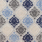 Tayse Medallion Area Rug OAS12-Ophir Modern Cut & Flat Weave Indoor/Outdoor Polypropylene