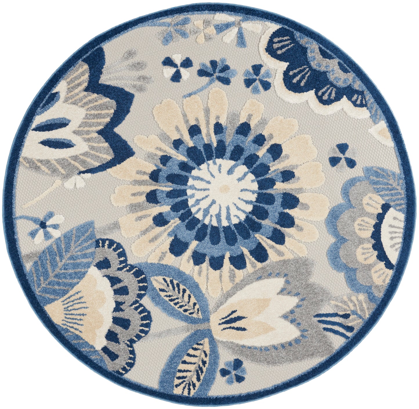 Nourison Home Aloha ALH25 Contemporary Floral Indoor/Outdoor Area Rug