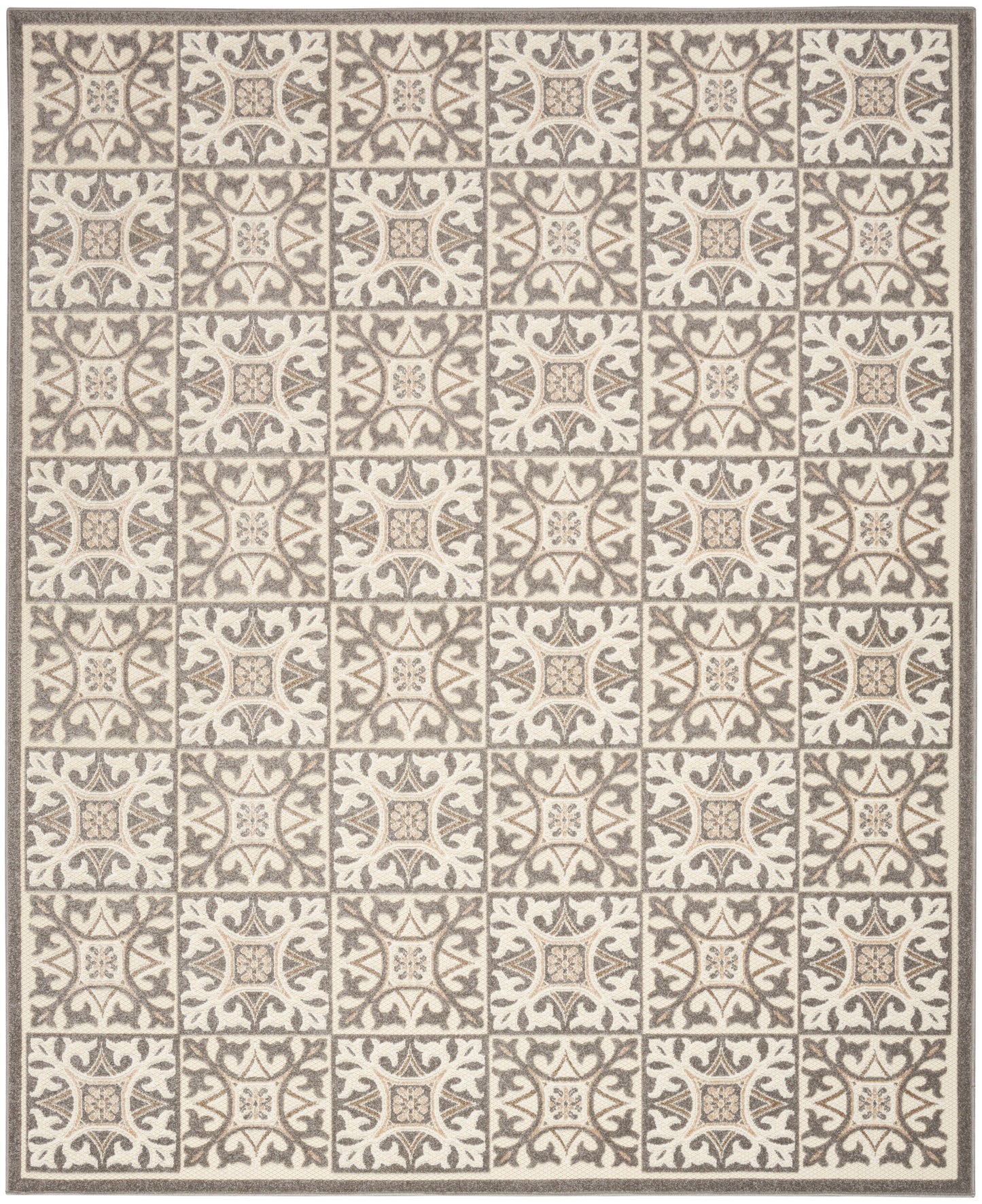 Nourison Home Aloha ALH34 Contemporary Geometric Indoor/Outdoor Area Rug