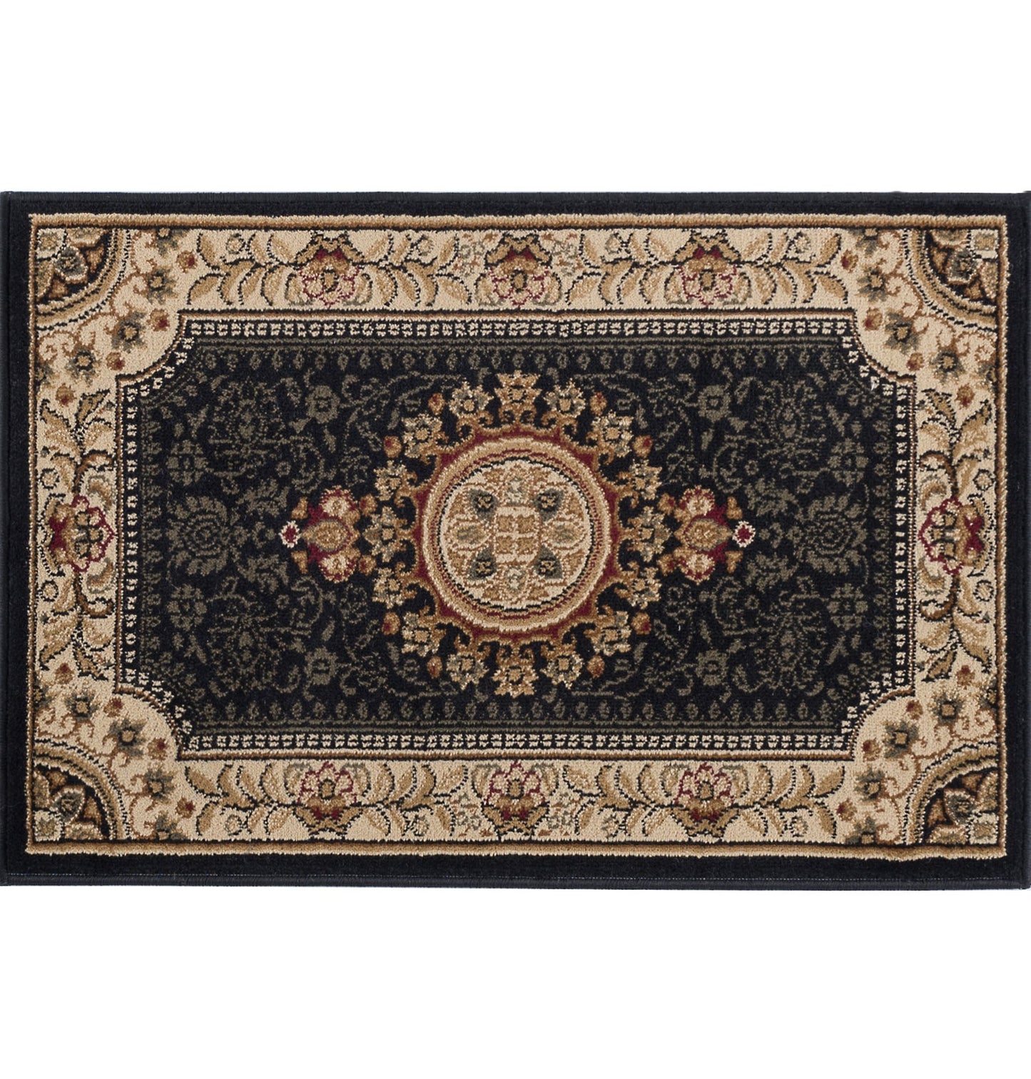 Tayse Oriental Area Rug SNS46-Jayden Traditional Cut Pile Indoor Polypropylene