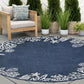 Tayse Coastal Area Rug ECO15-Biscayne Novelty Flat Weave Indoor/Outdoor Polypropylene