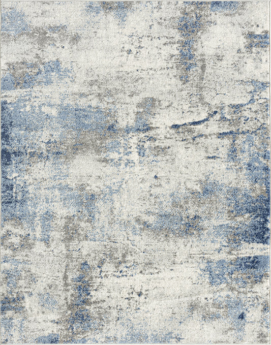 Tayse Abstract Area Rug CHL10-Aikens Contemporary Cut Pile Indoor Polypropylene