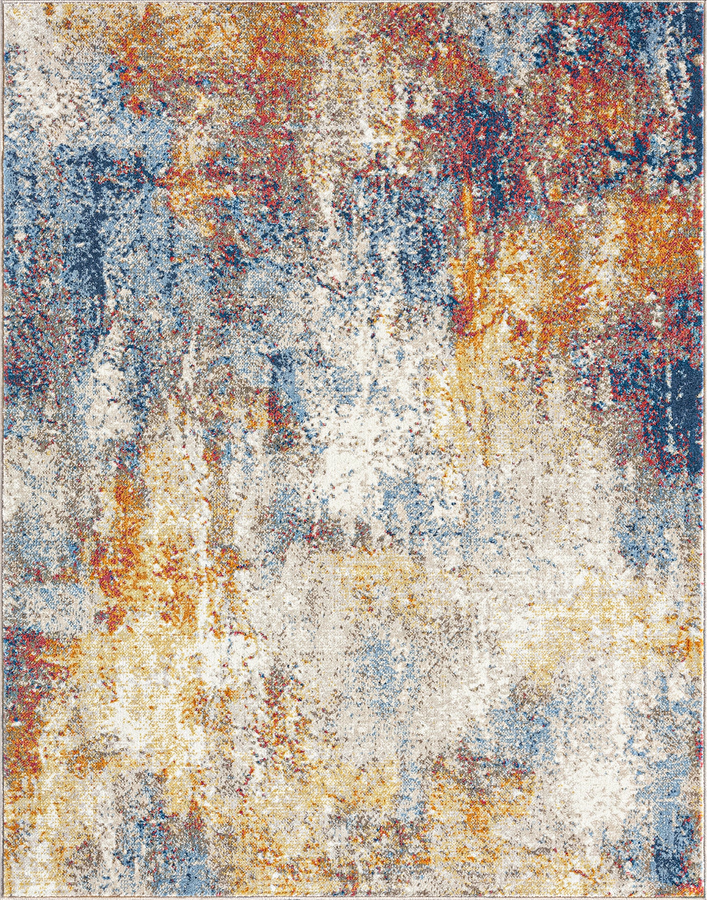 Tayse Abstract Area Rug CHL13-Clive Contemporary Cut Pile Indoor Polypropylene