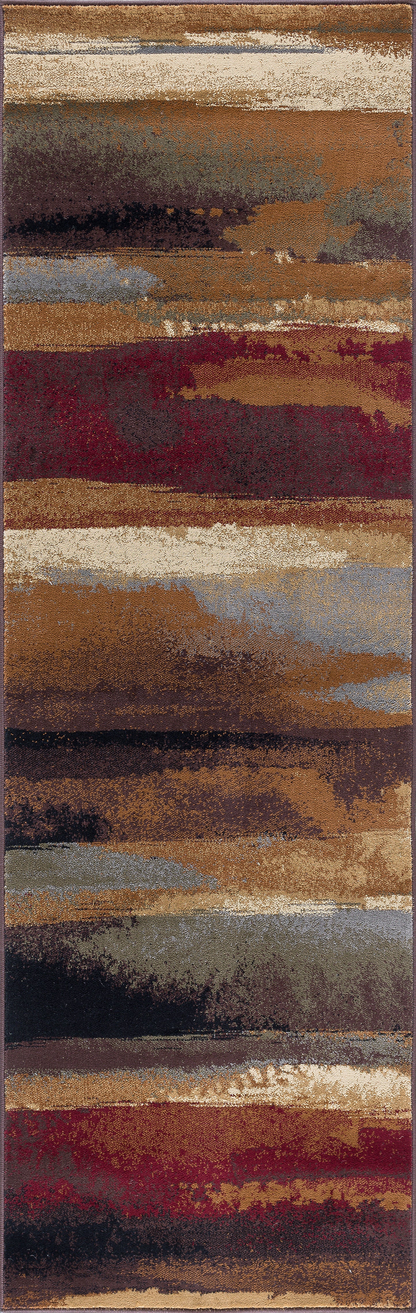 Tayse Abstract Area Rug FST89-Dakota Contemporary Cut Pile Indoor Polypropylene