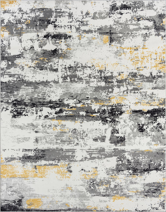 Tayse Abstract Area Rug TML10-Gerhart Contemporary Cut Pile Indoor Polypropylene